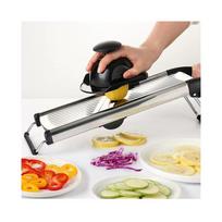 Mandoline Slicer with Adjustable Stainless Steel Blade, 15.8Inch Vegetable Slicer and Kitchen Tool