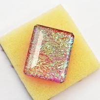 AAA+ Large Natural Monarch Fire Opal 77.9 CT Doublet Emerald Cut Loose Gemstone 31.1 mm įvairiaspalvis