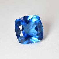 Sri Lanka Natural Blue Sapphire 10x10mm Square Cushion Cut Certified Gemstone 10.6 mm Approx. mėlyna