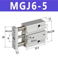 SMC Micro Guide Rod Cylinder MGJ/TCM6/MGJ-10-5 MGJ-10-15-20-25-30-40 Small Three-rod Cylinder