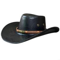 L5YC Unisex Wide Brim Cowboy Hat Breathable Gentleman Hat Summer Holiday Photo Props juoda