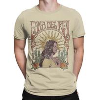 Lana Del Rey T-shirt vyrams Medvilninis Nuostabus T-shirt Apvalia Kakleliu Marškinėliai Trumpomis Rankovėmis Viršutiniai Drabužiai Dovana S įvairiaspalvis