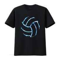 Volleyball Stuff Attire Tie Dye Gift for a Teen Girl Player T Shirt Vintage Washed Top For Everyday Wear Streetwear Versatile S įvairiaspalvis