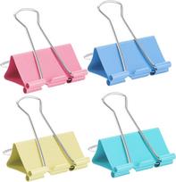 2 Inch 12 Pcs Extra Large Binder Clips, Colored Jumbo Paper Clips, Binder Clips Large Size for Home, School and Office Supplies