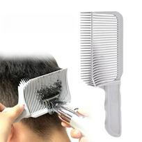 Professional Fade Comb&Blending Brush-Barber Tool for Flat Top Haircuts,Heat Resistant Salon Styling&Clipper Over Comb Technique pilka spalva