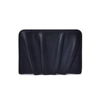 Elegant Foldable Wallet Multiple Card Slots Wrinkled Card Holder Convenient Mini Coin Purse  Girls juoda