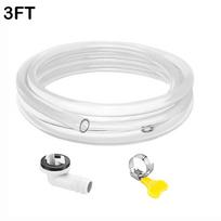 3/6/10 Ft Air Conditioner Drain Hose Portable with Hose Connector and Clamp AC Drain Hose Leakproof Drainpipe
