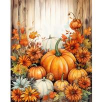 5D DIY Full Round Drill Diamond Painting Pumpkin Kit Home Decoration Art Craft