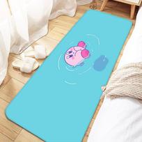 Game Pink Star K-Kirbys Door Mat Entrance Non-slip Doormat Washable Kitchen Carpet Living Room Hallway Rugs Bathroom Bath 40cm x 60cm