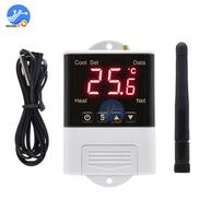 Wireless Wifi Temperature Controller Thermostat AC110-220V DS18B20 NTC Sensor Digital Display APP Control for Smart Home Aquariu DTC1201 NTC