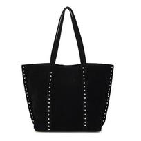 Fashi Microfiber Solid Sewing Shoulder Bags 2026 High Quality Retro Sweet Handbags Brand Sequined Large Capacity Bag for Women juoda