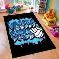 Volleyball-Themed Rug for Sports Lovers carpet for home sofa bedroom, gift mat 40cm x 60cm