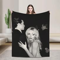 Man's Best Friend Sabrina Carpenter Blanket  Super Soft Plush Throw Blanket For Couch Chair Sofa Bed Flannel Bedspread Bed Cover 130x150cm