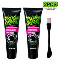 Premium Bike Grease 70g Motor Bearing Lubricating Grease Mid-axis Pedal Bowl Group Maintenance Lubricant for Mountain Road Bikes 2 Bottle 70g