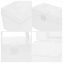 Portable First-Aid Box Size Plastic Medicine Storage Box Organizer Home Emergency Kit Container Medicine Holder 19x10.5x11cm