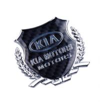 1Pcs Metal Car Emblem Body Trunk Decoration Sticker Accessories For Kia Picanto Rio Ceed Sportage Cerato Soul Sorento Optima