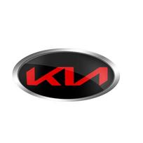 Car Hood Front Bonnet Grill Rear Trunk Emblem For Kia Sportage Rio 3 Soul Picanto EV6 Cerato Niro Telluride Sorento Seltos 11.4cm x 5.7cm