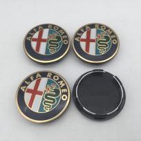 100pcs 50mm ForAlfa Romeo 147 156 159 Car emblem Wheel hub Center Cap Badge covers sticker Decals Styling accessories C-70103