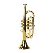 Trimito Rekvizitai Imitacinis Žaidimas Metaliniai Muzikos Instrumentai Dovanoms Amžius 3+ beige