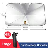 Automobilio priekinio stiklo apsauga nuo saulės Dangtelis Saulės apsauga Skėtis Porsche Cayenne Panamera Macan 911 718 Taycan Boxster Cayman 918 Pajun