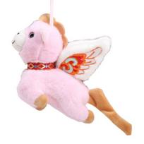 Arkliuko pliušinis žaisliukas raktų pakabukas Žirgo Metų Zodiako Ornamentas Kabantis pliušinis žaisliukas Automobilio Maišelio Kinų Naujųjų Metų Dovana Palankus Simbolis Palaiminimai rožinė