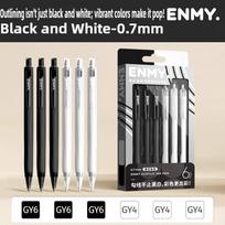 ENMY 48/6 Spalvų Akrilo Želinis Rašiklis Netepantis, Nepraleidžiantis Vaivorykštės Spalvos 0.6mm Meno Piešimo Rašiklis Raštinės Prekės Mokyklos Reikmenys PK Languo