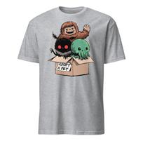 Cryptids Shirt Adopt A Pet Bigfoot Mothman Cryptozoology T-Shirt Size S-3XL Gift S
