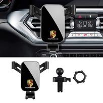 Car Phone Holder Dashboard Vent Mobile Clip Mount For Porsche Cayenne Panamera Macan 911 718 Taycan Boxster Cayman 918 Pajun