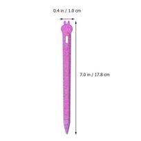 1Pcs Anti Drop Silicone Stylus Pen Sleeve Rabbit Shaped Comfort Grip Stylus Holder Protective Cover for Pencil 2 Touch Pen violetinė