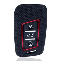 For Vw Taos  Tiguan Atheon Rline Polo Passat B8 For Skoda Kodiaq Octavia Fabia Karoq Seat Ateca Silicone Car Key Cover Case