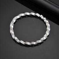 Vnox Hollow Mesh Stainless Steel Mobius Bracelets Armbands for Men, Gentle Shirts Band, Elastic Metal Accessory