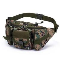 Oxford Cloth Waist Fanny Pack Large Capacity Running Sports Belt Bag Climbing Belt Bag  Cycling Jungle Digital