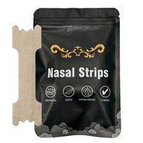 30Pcs Hypoallergenic Nose Strips Non-Invasive Nasal Congestion Breath Nasal Strips Breathable Anti-Snoring Sticker smėlis