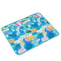 Soft Dog Cooling Pad Breathable Pet Cool Mattress Cartoon pattern Ice Cushion  Dog Crate S mėlyna