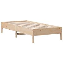 vidaXL Lovos rėmas be čiužinio, 90x200cm, pušies medienos masyvas