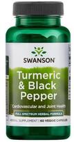 Swanson Turmeric & Black Pepper 60 vcaps