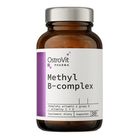 OstroVit Pharma Methyl B-Complex 30 caps - RIBOTAS KIEKIS