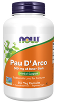 NOW Foods Pau D'Arco 500mg 250caps