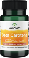 Swanson Beta-Carotene (Vitamin A), 10 000 IU - 100 softgels