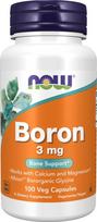 NOW Foods Boras 3mg – 100 Veg. Kapsulių
