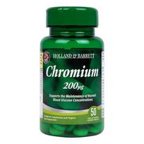 Holland & Barrett Chromium 200mcg 50 tablets