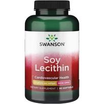 Swanson Sojų Lecitinas 1200 mg 90 minkštų kapsulių