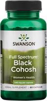 Swanson Black Cohosh 540 mg 60 caps | KEKINĖ JUODŽOLĖ