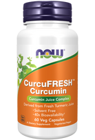NOW CurcuFRESH Curcumin, Capsules - 60 vcaps | Kurkuminas