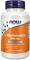 NOW Foods L-Metioninas 500mg 100 Kapsulių