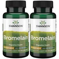2x Swanson Bromelain 500mg 60vcaps