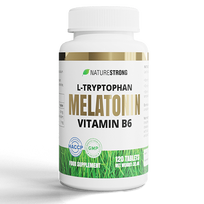 Naturestrong L-Tryptophan, Melatonin, Vitamin B6 Complex 120 tabs