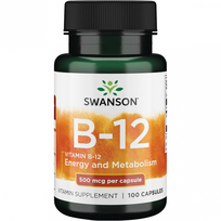 Swanson Vitamin B12 500mcg 100 capsules
