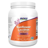 NOW® Saulėgrąžų Lecitino Milteliai Gryni 454g