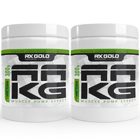 2x RX Gold AAKG 300g | Arginino alfa-ketoglutaratas - PUMP NO STIM Preworkout